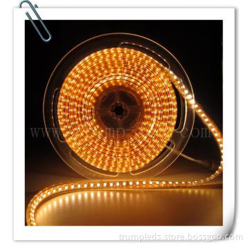 Flexible DC12V yellow pcb waterproof smd 3528 led strip